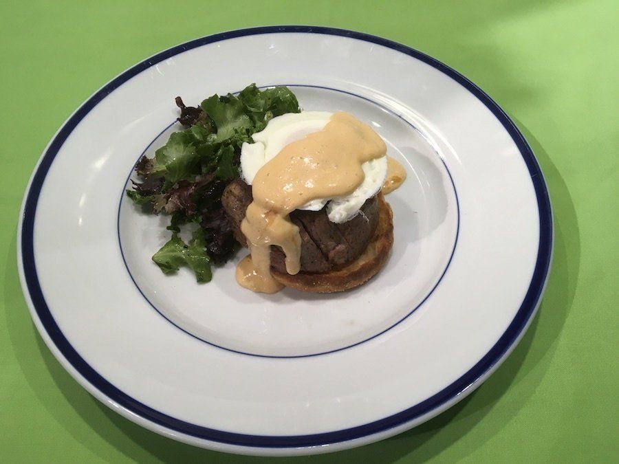 Eggs Benedict with Filet Mignon